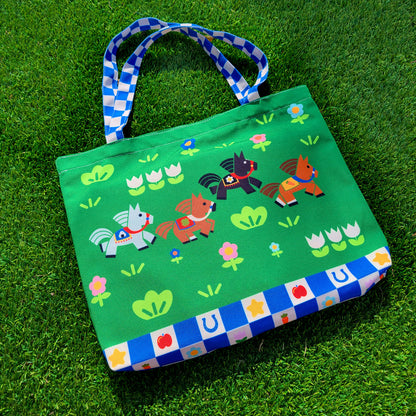 Racehorse Tote Bag
