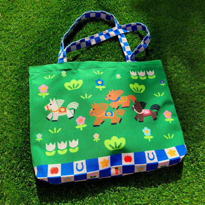 Racehorse Tote Bag
