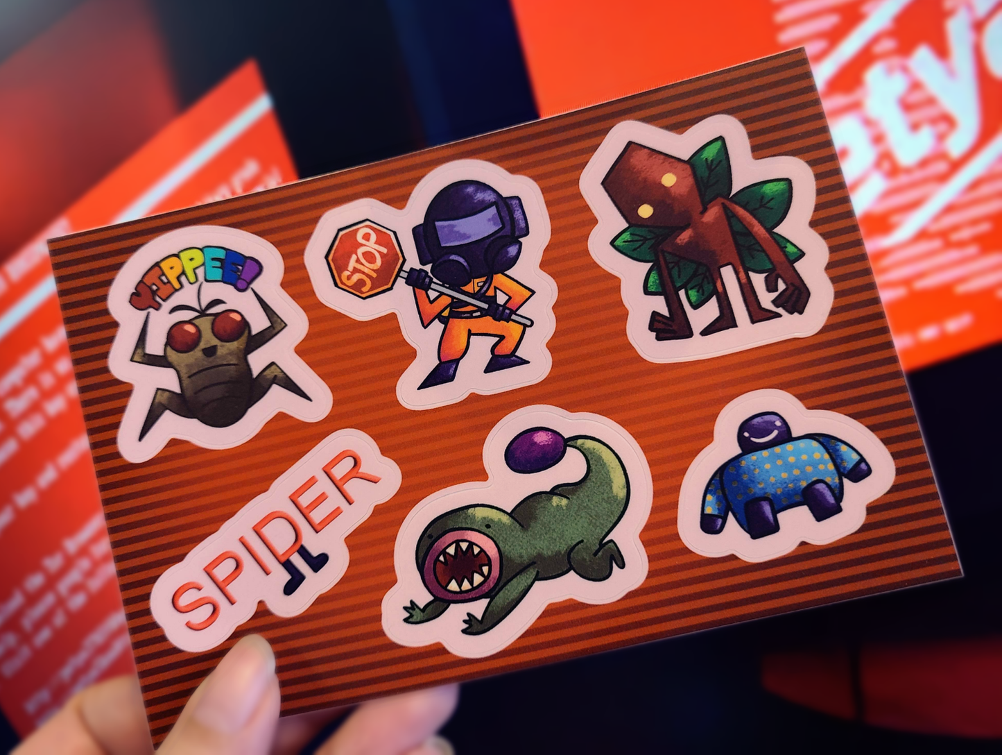 Lethal Company Sticker Sheet